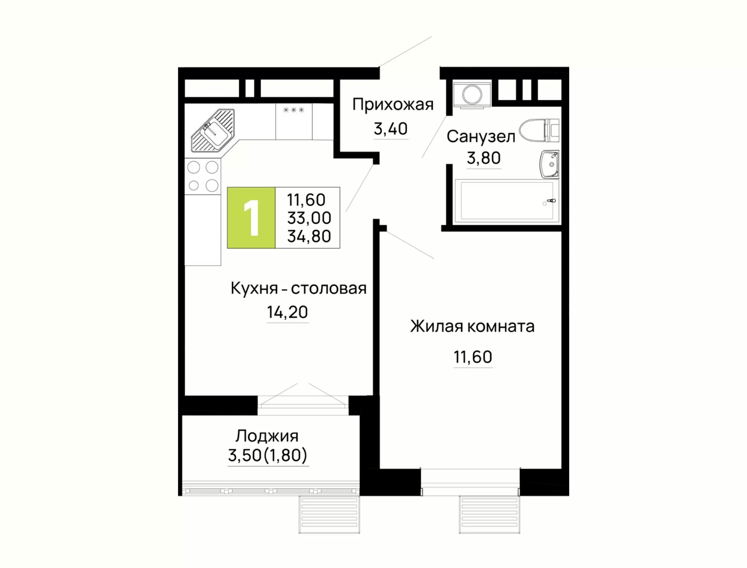 ЖК Традиции 34,8